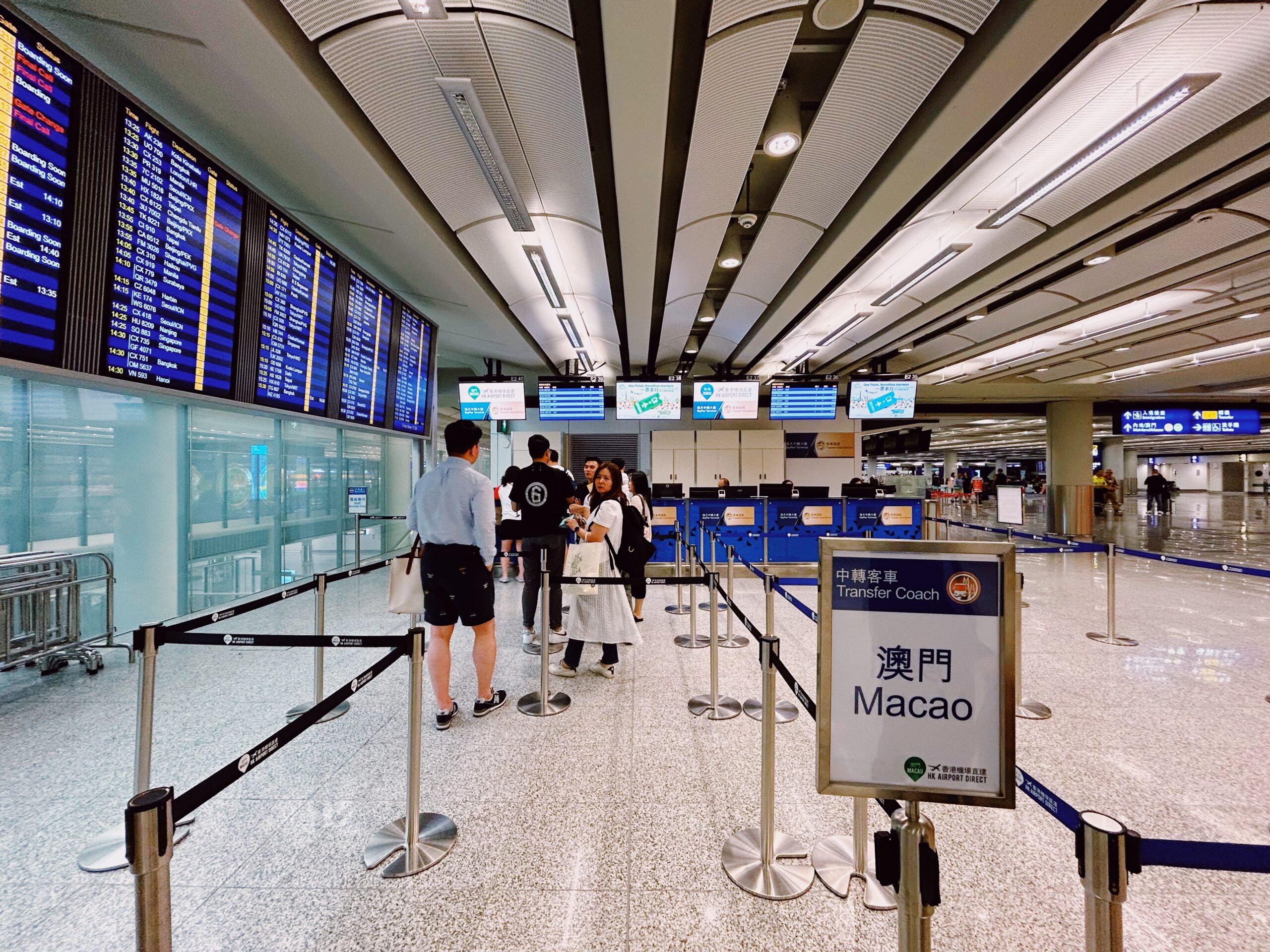 香港空港からマカオへのバス